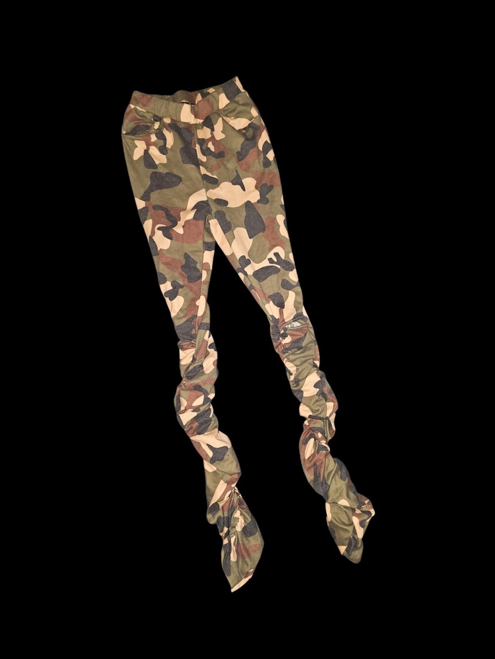 Camo Scrunched Leg Joggers